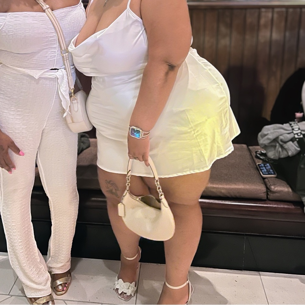 White Women's Dress